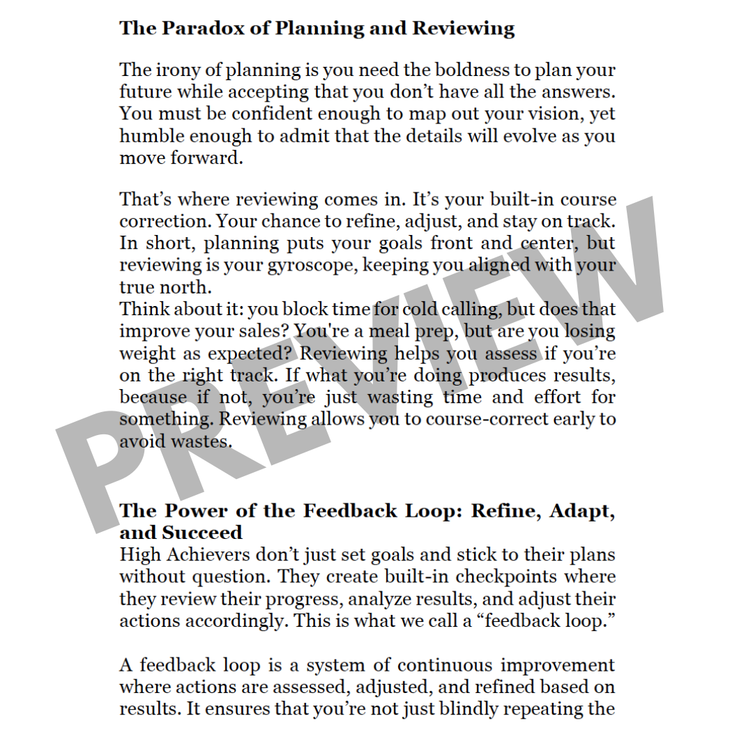 5 Winning Habits of High Achievers (Ebook Format)