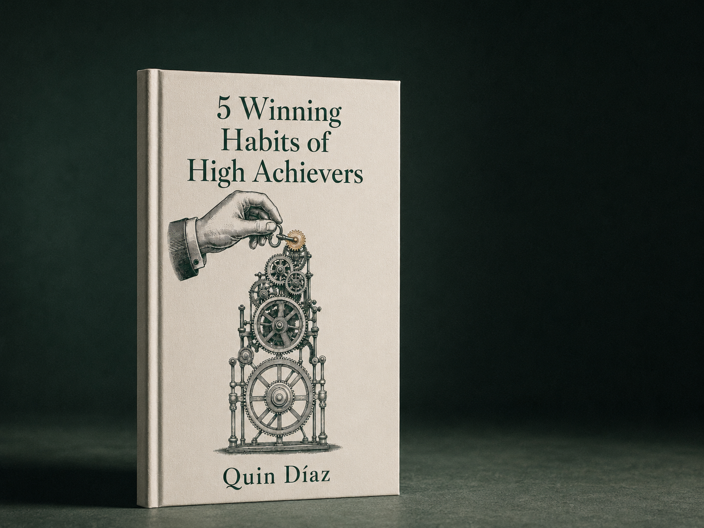 Hardcover copy of 5 Winning Habits of High Achievers by Quin Díaz