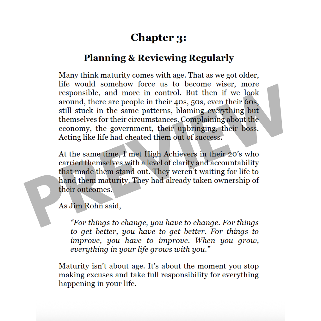 5 Winning Habits of High Achievers (Ebook Format)