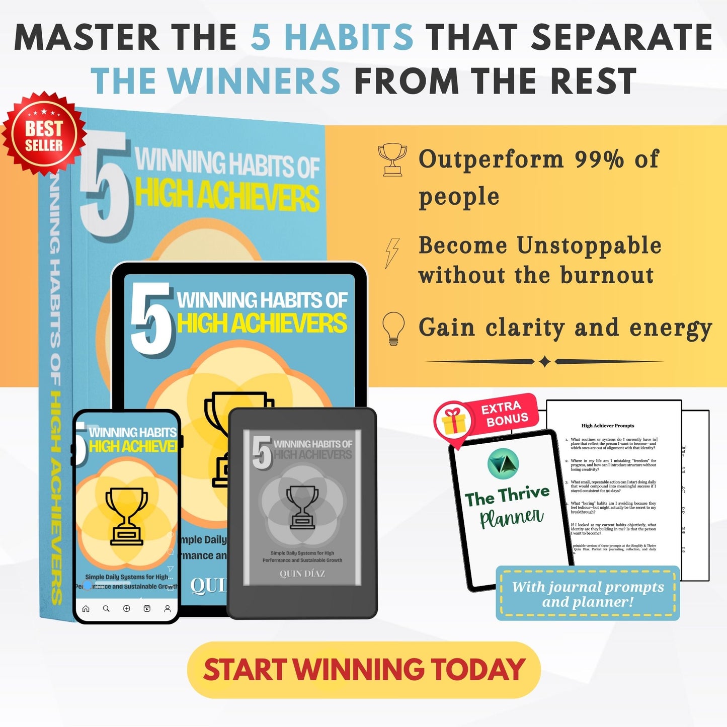 5 Winning Habits of High Achievers (Ebook Format)